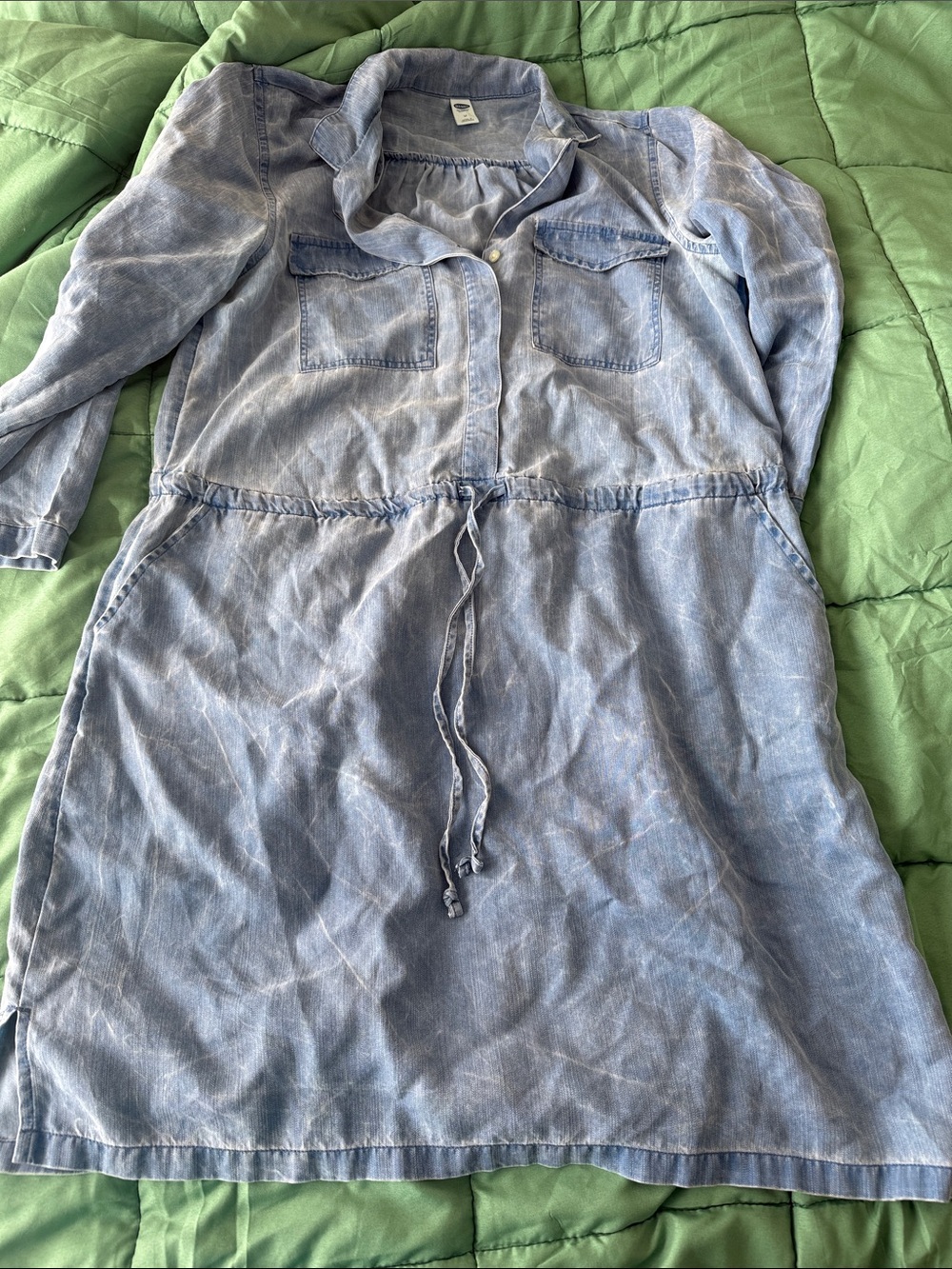 Old Navy Light Blue Denim Shirt